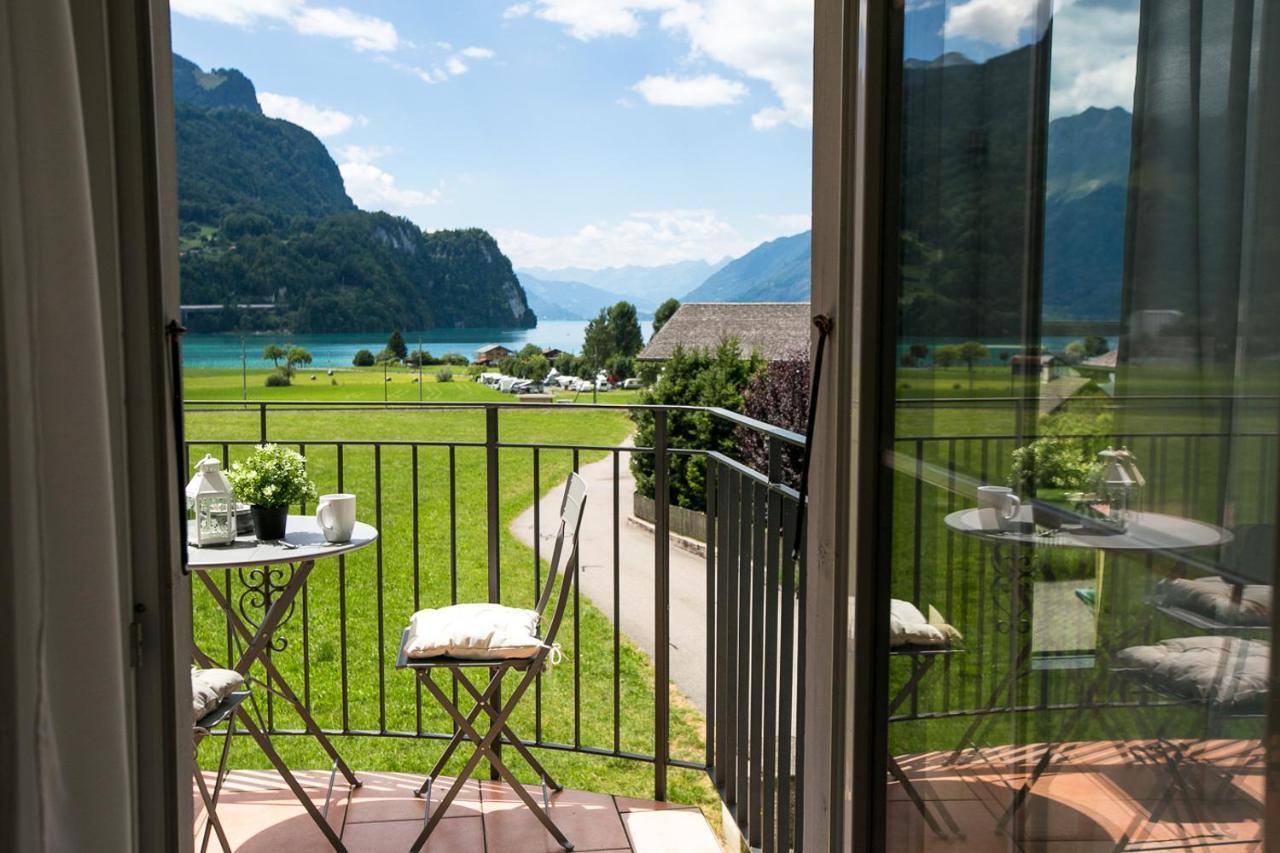 Spirit Apartments - Balkon Mit Seesicht - Parkplatz Brienz  Dış mekan fotoğraf